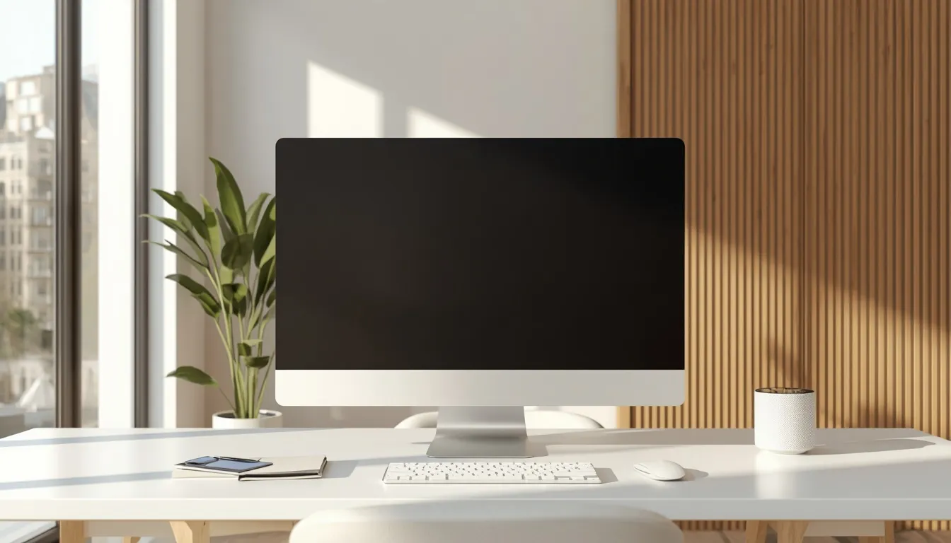 Home office setup for managing a renovation in Gran Canaria remotely
