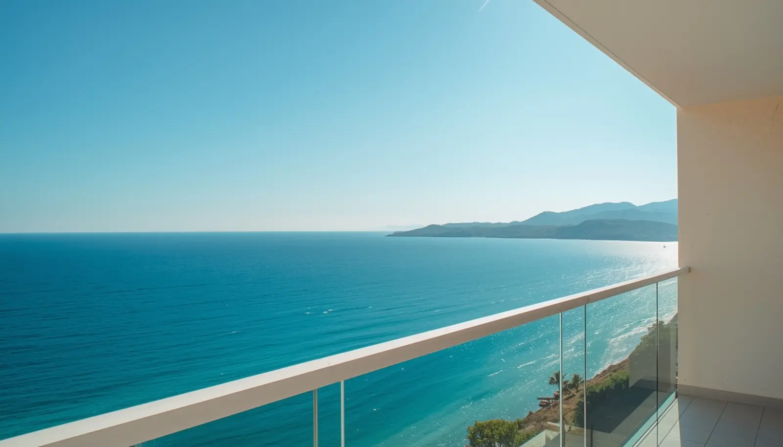 Apartamento moderno reformado con cocina abierta y vistas al mar