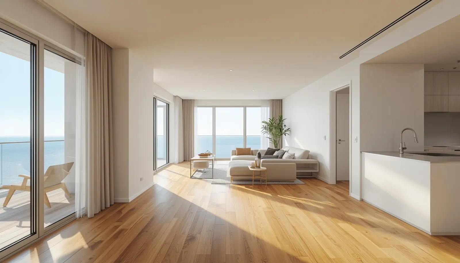 Apartamento vacío listo para reformar con buena luz natural